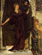 Sir Lawrence Alma-Tadema,OM.RA,RWS Not at Home Sir Lawrence Alma-Tadema - 1879 Walters Art Museum oil painting